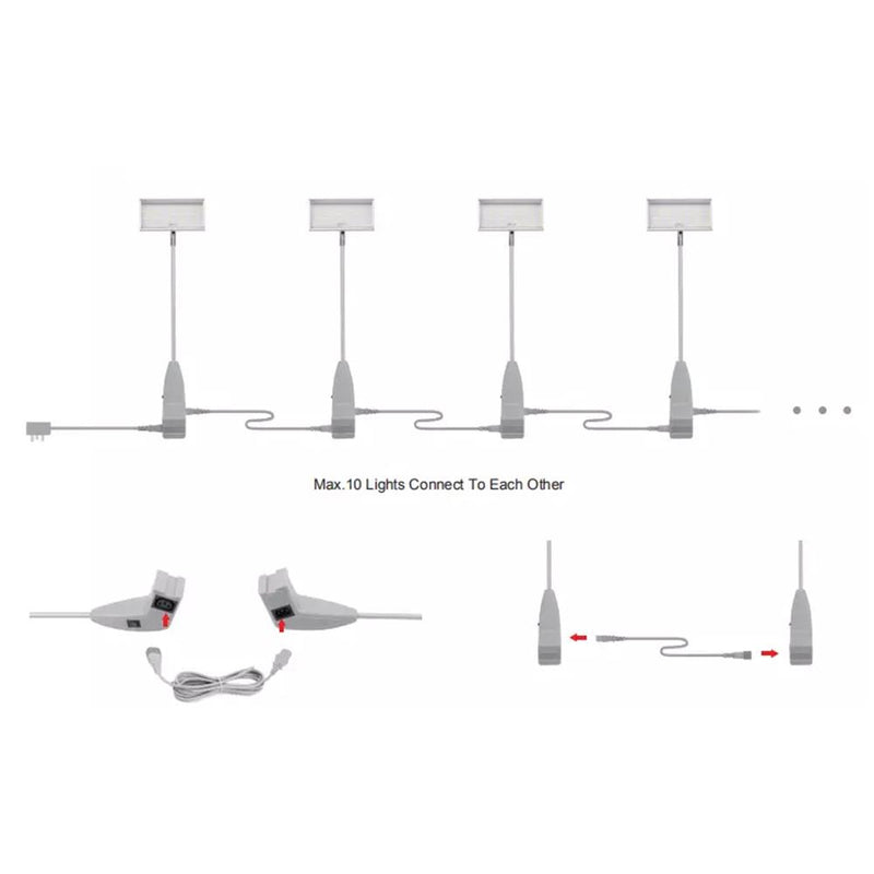 LED Linkable Display Arm Light - Elumalight
