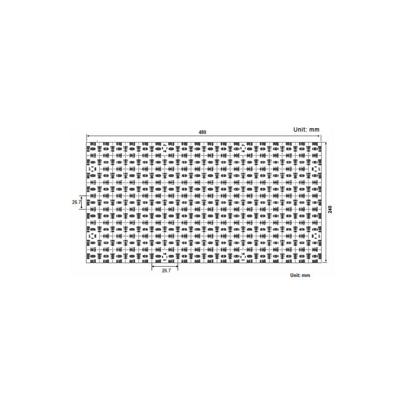 LED CCT Flex Grid Light Sheet