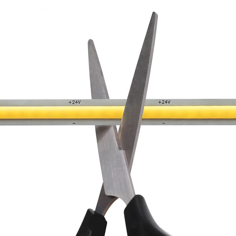 Free Cut LED COB Flexible Tape Lights 24V DC
