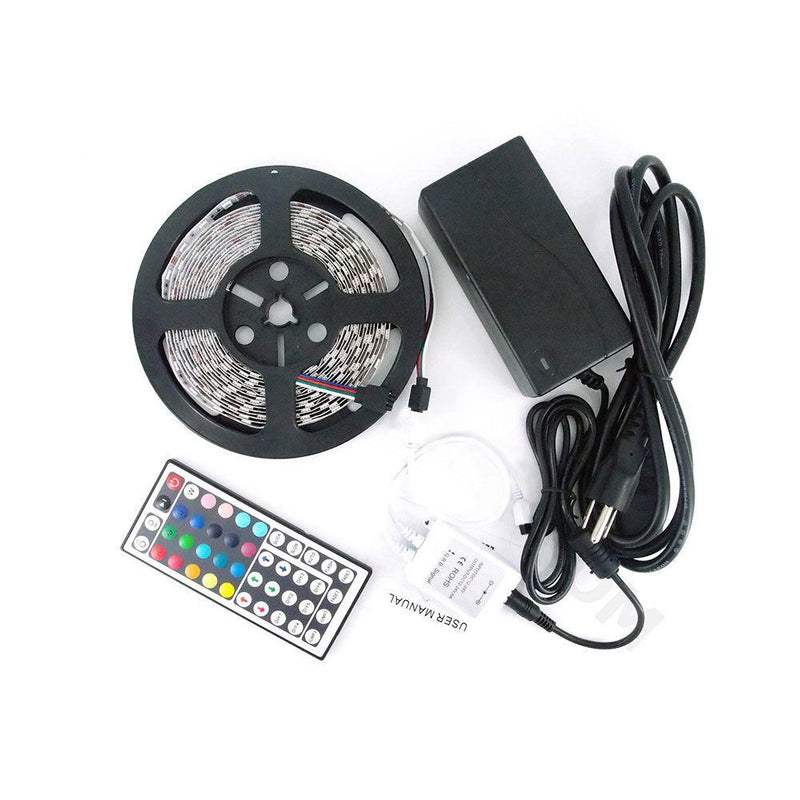LED RGB Tape Light Kits 12V DC 16 ft Reel - Elumalight