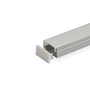 EL-CH-102 LED Slim Surface Aluminum Channel End Caps - Elumalight
