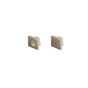 EL-CH-105 LED Mini Square Aluminum Channel End Caps - Elumalight