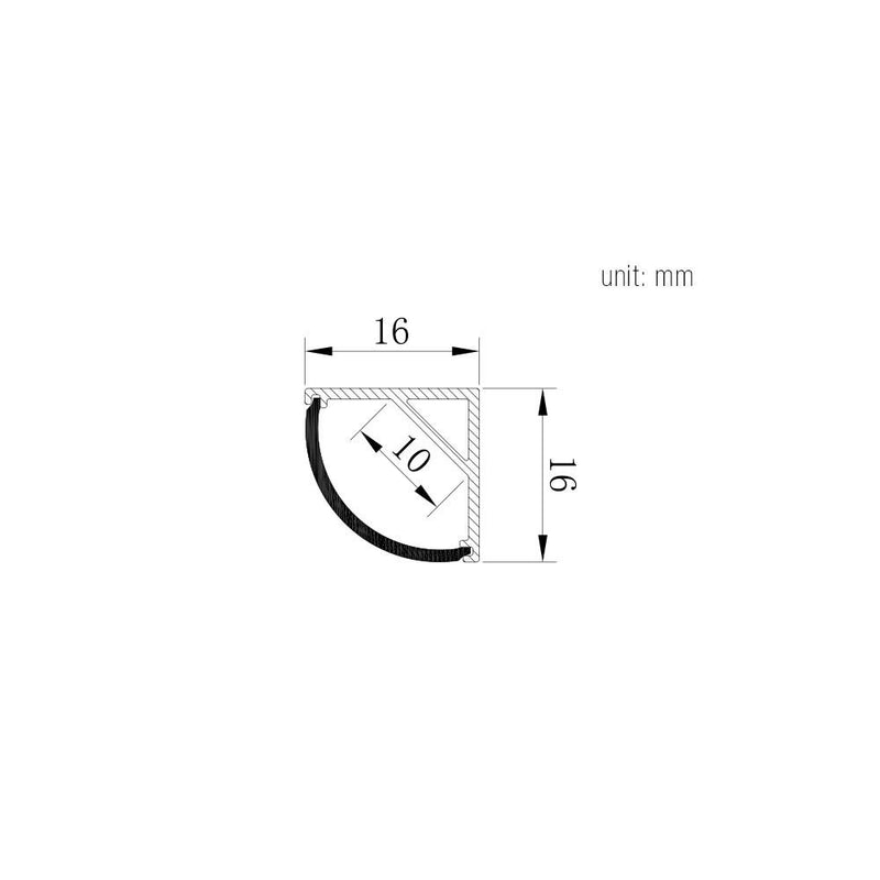 LED Full Angle Aluminum Channel - Elumalight