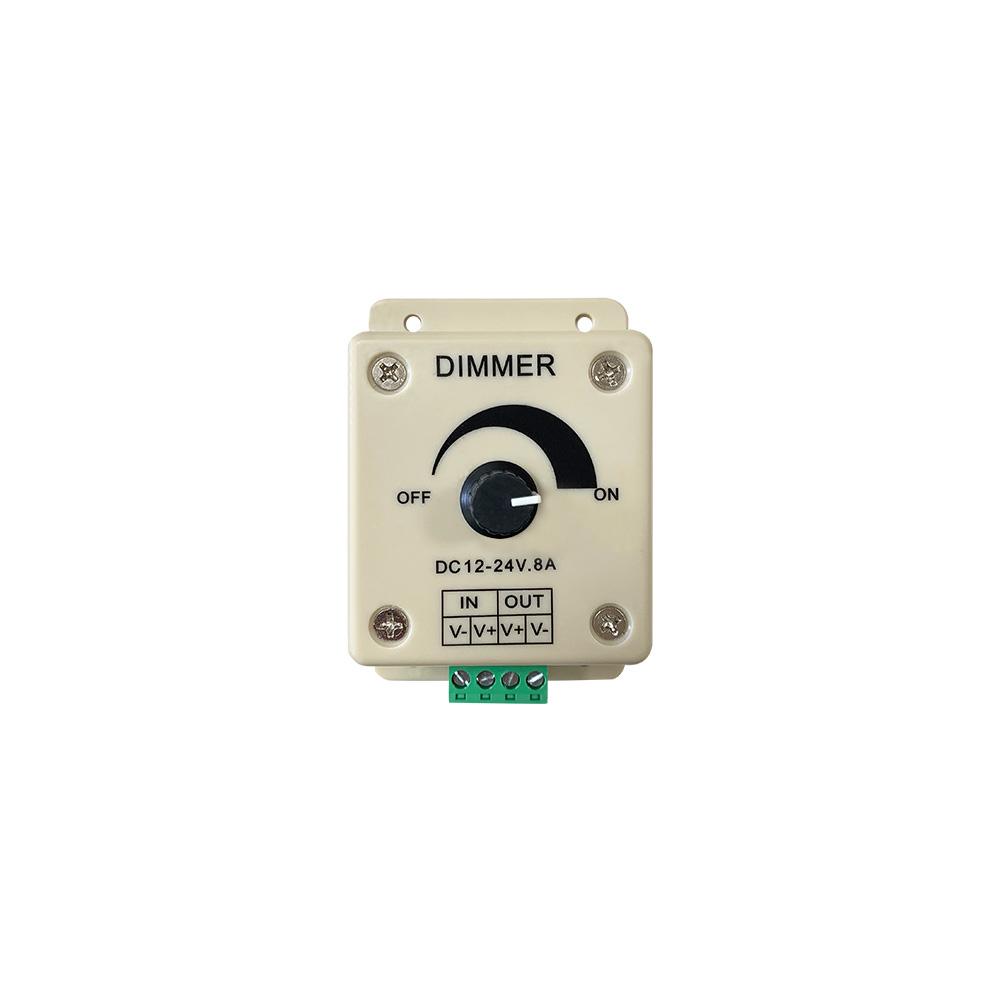 LED Rotary Knob Dimmer Switch 12-24V