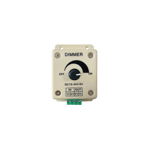LED Rotary Knob Dimmer Switch 12 or 24V - Elumalight
