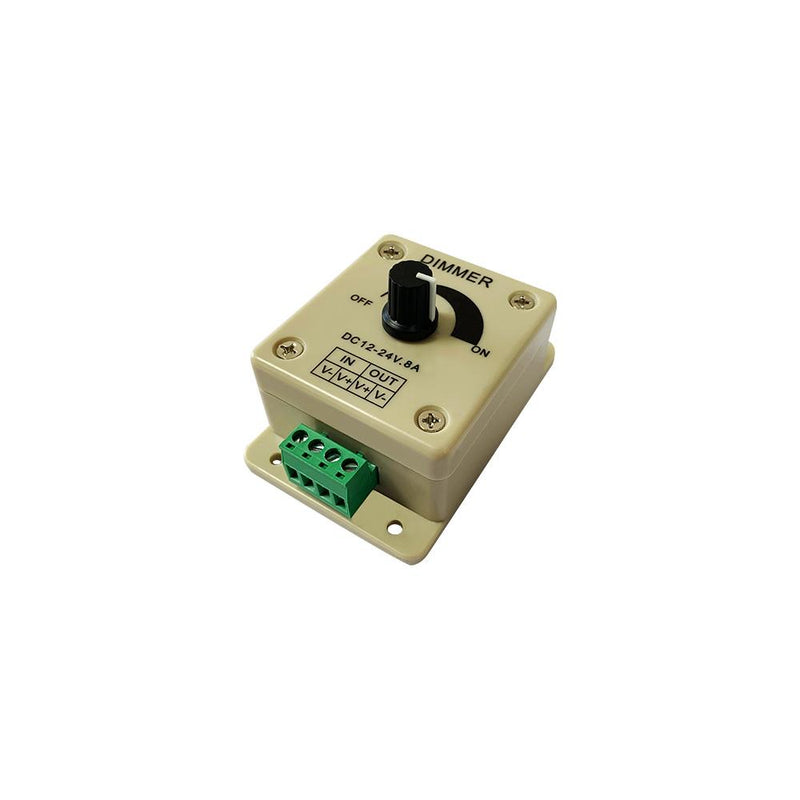 LED Rotary Knob Dimmer Switch 12 or 24V - Elumalight