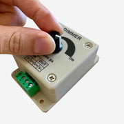 LED Rotary Knob Dimmer Switch 12 or 24V - Elumalight