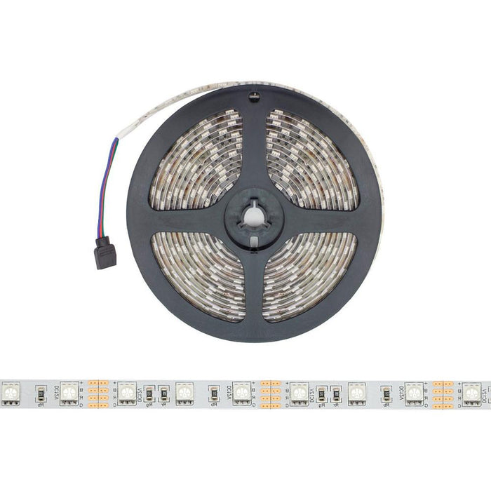 LED RGB Tape Lights 12V DC 16 ft Reel - Elumalight