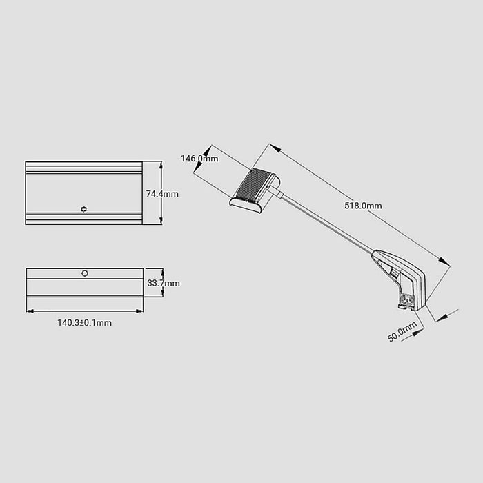 LED Linkable Display Arm Light - Elumalight