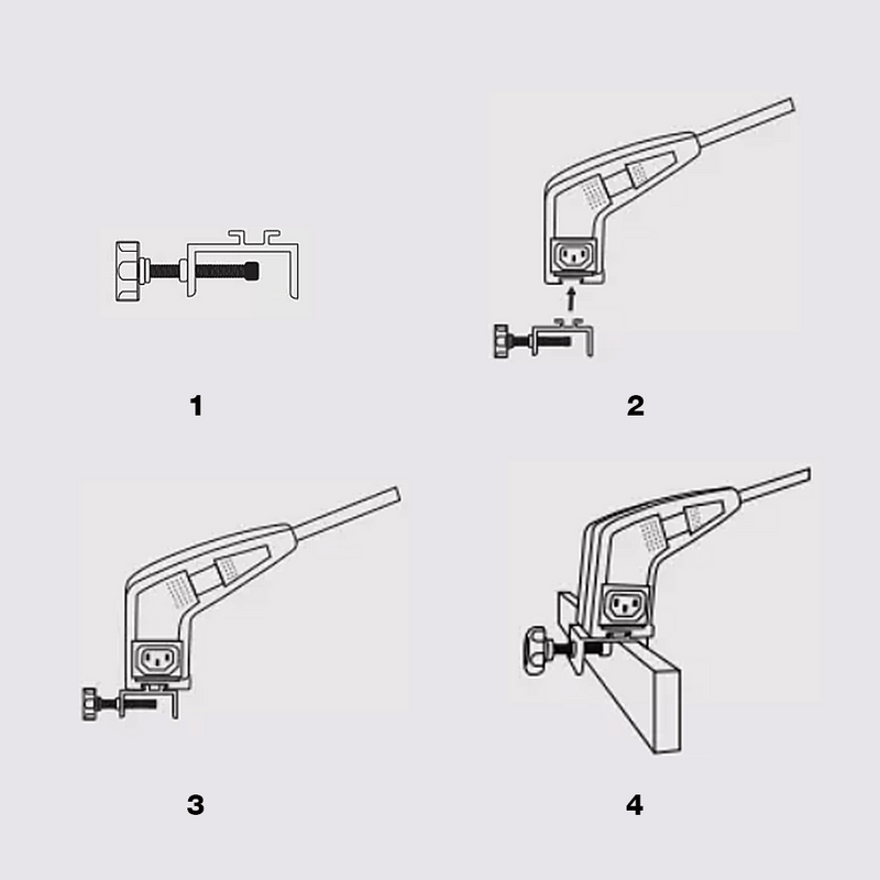 LED Arm Light 1.5 in Clamp - Elumalight