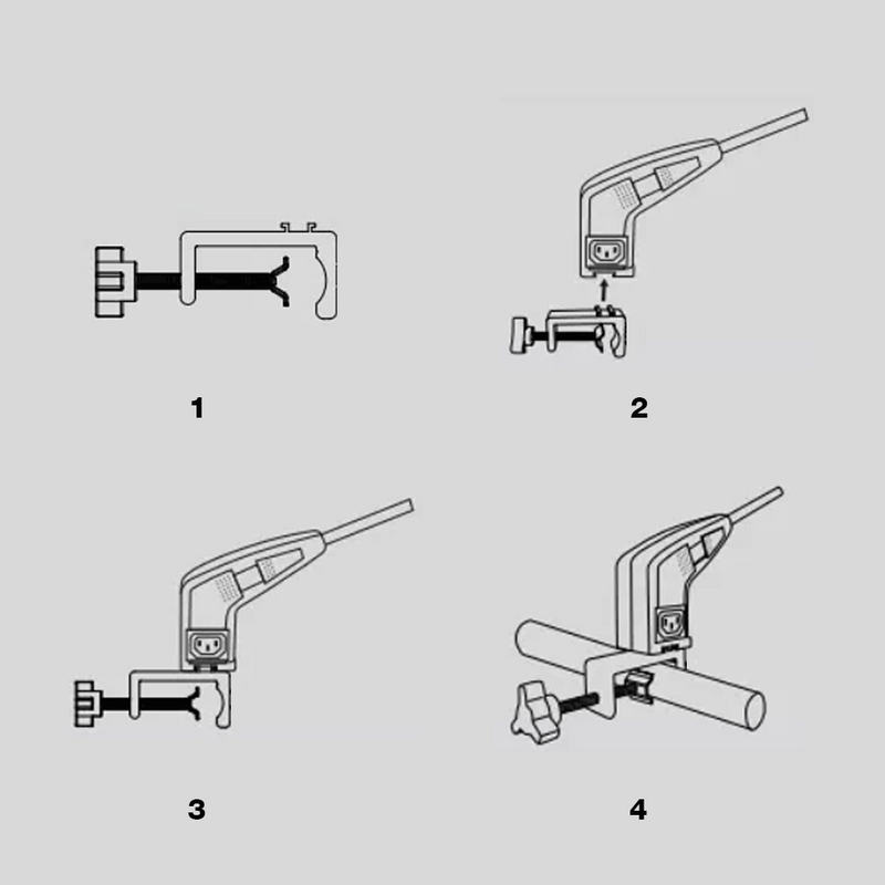 LED Arm Light 2.5 in Clamp - Elumalight