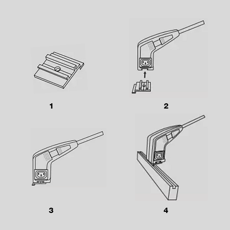 EL-157LED LED High Output Arm Light Universal Mounting Clip - Elumalight