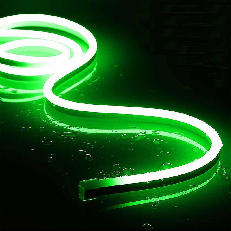 LED RGB Color Changing Flex Neon Light 120V AC 164 ft Kit - Elumalight