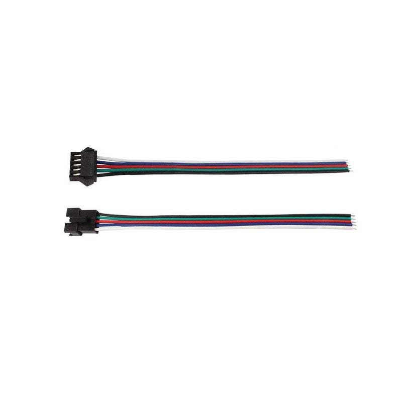 RGBW LED Male and Female Power Feeds - step-1-dezigns