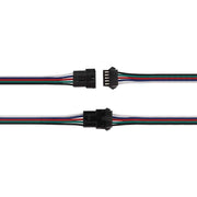 RGBW LED Male and Female Power Feeds - step-1-dezigns