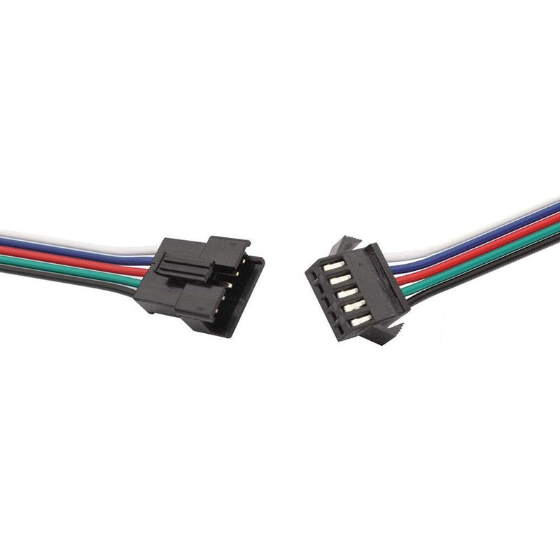 RGBW LED Male and Female Power Feeds - step-1-dezigns