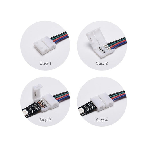 RGB LED Clip-On Splice Power Feed - step-1-dezigns