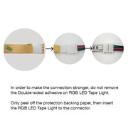RGB LED Clip-On Splice Power Feed - step-1-dezigns