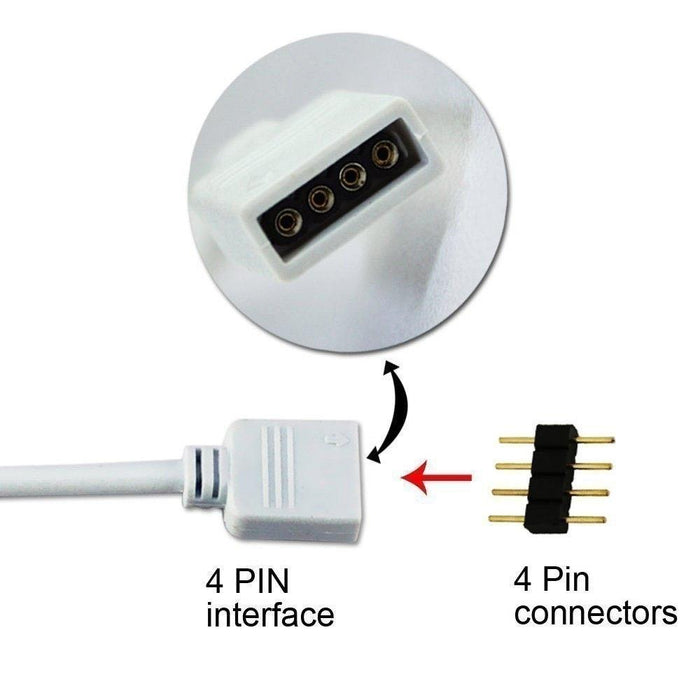 RGB LED 4-Pin Direct Connector - step-1-dezigns