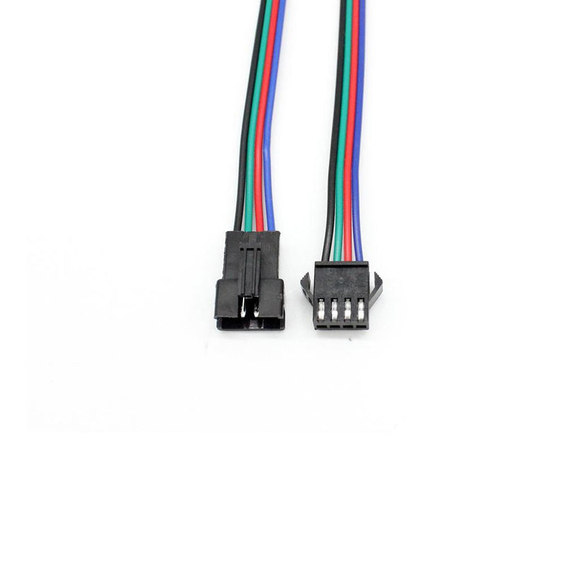 RGB LED Male and Female Power Feeds - step-1-dezigns