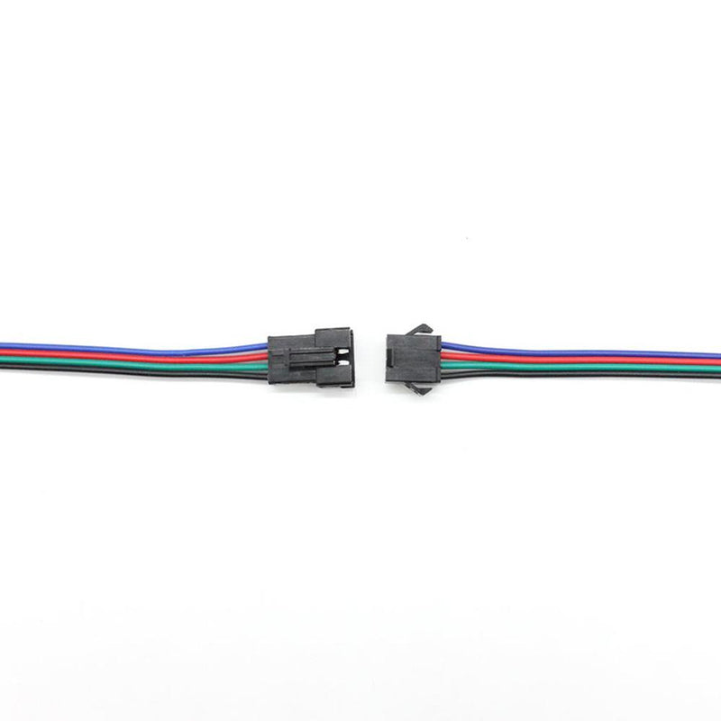 RGB LED Male and Female Power Feeds - step-1-dezigns