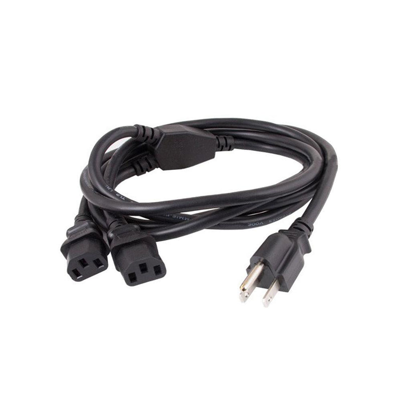 EL-152LED LED Arm Light Power Cord Y-Splitter Cable 69 in - Elumalight