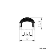 LED 60 Degree Wall Grazer Aluminum Channel - Elumalight