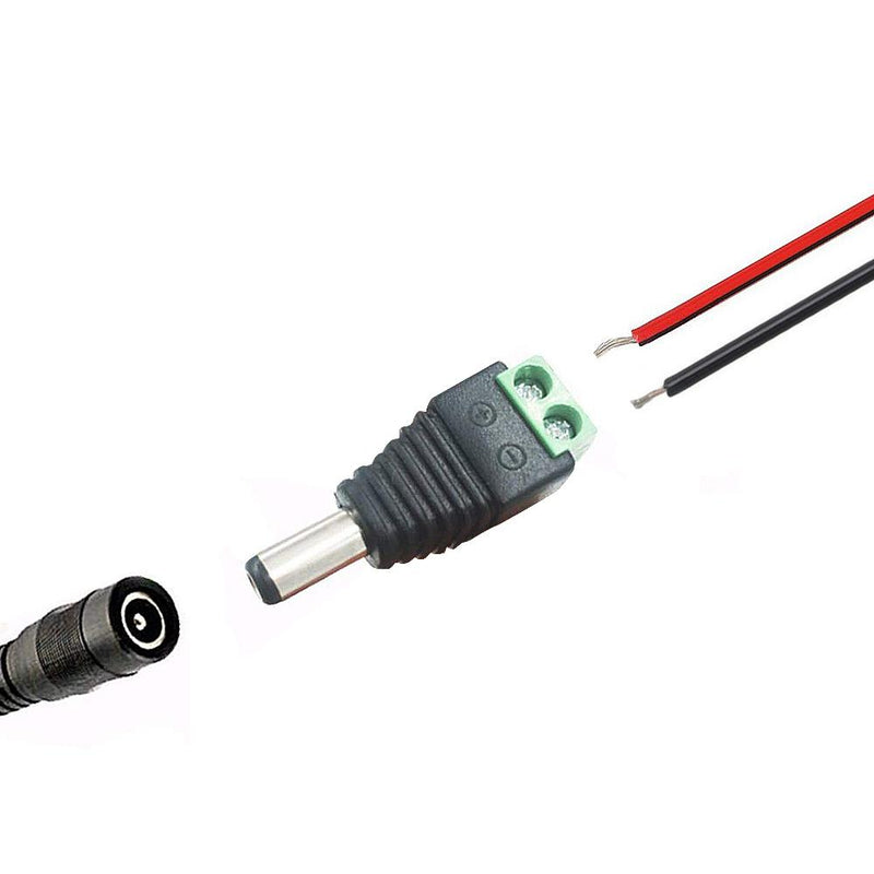 Male or Female DC Screw Terminal Adapters (2.1 / 2.5 mm x 5.5 mm) - step-1-dezigns