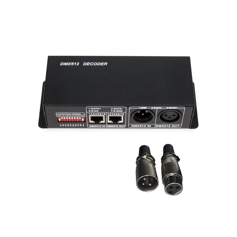 LED RGBW DMX 512 Decoder 4-Channels - Elumalight