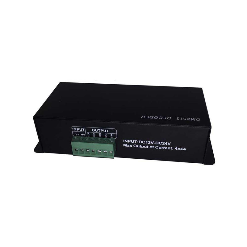 LED RGBW DMX 512 Decoder 4-Channels - Elumalight
