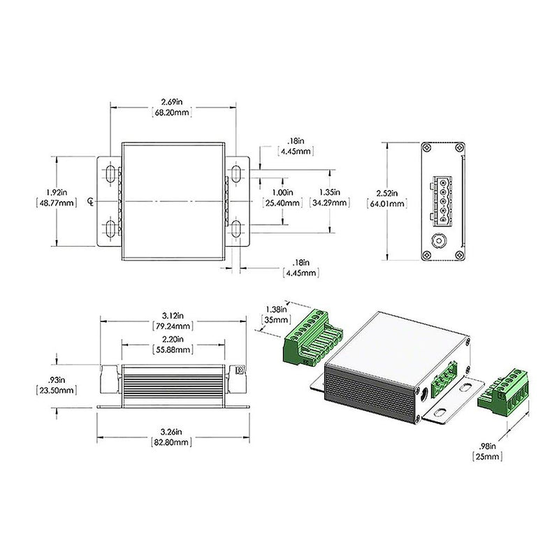 LED RGBW Data Signal Repeater 4-Channels - Elumalight
