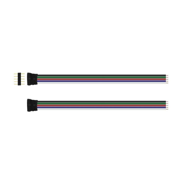 RGBW LED Extension Wires with 5 Pin Connectors - step-1-dezigns
