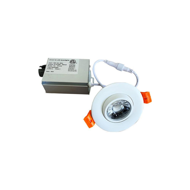 LED CCT Selectable Gimbal Downlight 8 Watt - Elumalight