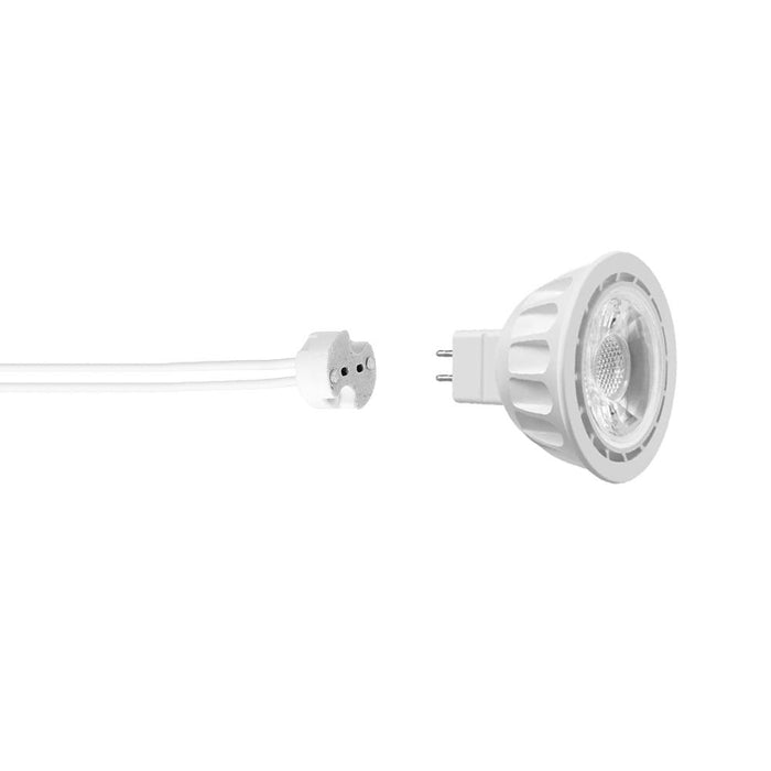 MR16 Round Lamp Socket with with Molex Plug - step-1-dezigns