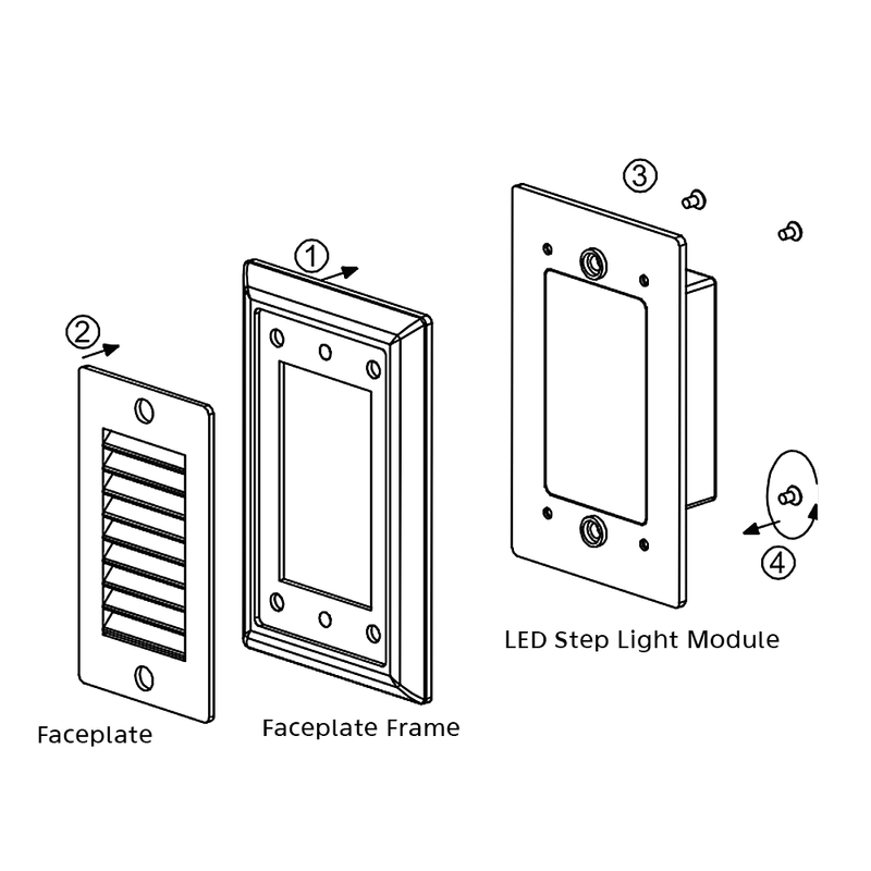 LED Step Light Modules - step-1-dezigns
