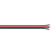 22 AWG 5 Conductor RGBW Cable 1 ft - step-1-dezigns