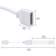 RGBW LED Splitter Cables with 5-Pin Connectors - step-1-dezigns