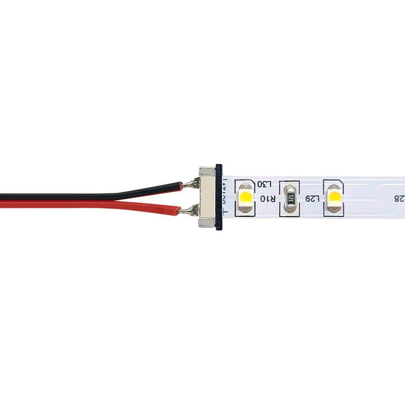 Slide-On LED Tape Power Feeds - 6 in - step-1-dezigns
