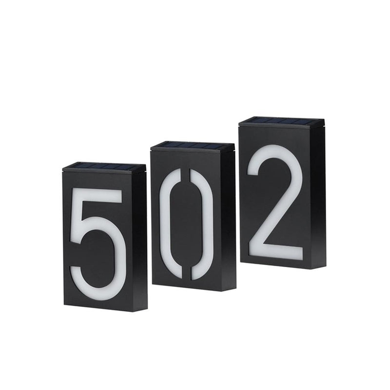 LED Solar Wall Number Lights - step-1-dezigns