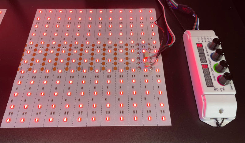 LED RGBCW-WW Flex Grid Light Sheet
