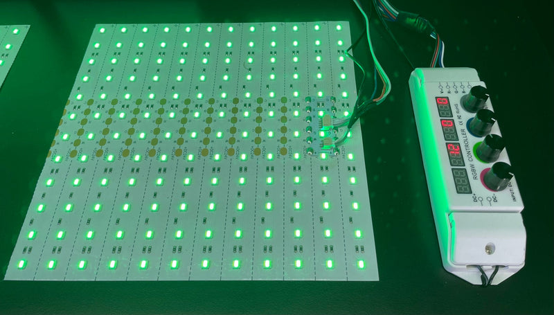 Programable Led Light Grid LED RGBCW-WW Flex Grid Light Sheet | Elumalight