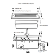 LED Brick Light Rough-In Housing - step-1-dezigns