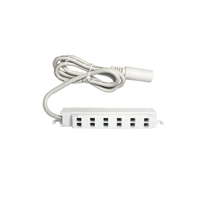 Female DC Plug to 6 Way Molex Connection Terminal Block - step-1-dezigns