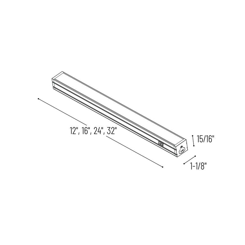 LED CCT Selectable Alpha Dimmable Light Bars 120V AC